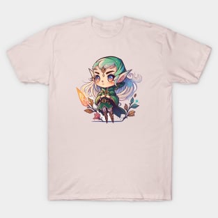 a dnd female elf paladin 1 T-Shirt